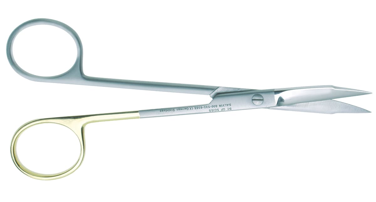 Salvin Goldman Fox SuperCut Serrated Scissors - 13.2cm Curved