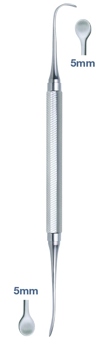Salvin Sinus Instrument - Curved Freer Elevator    