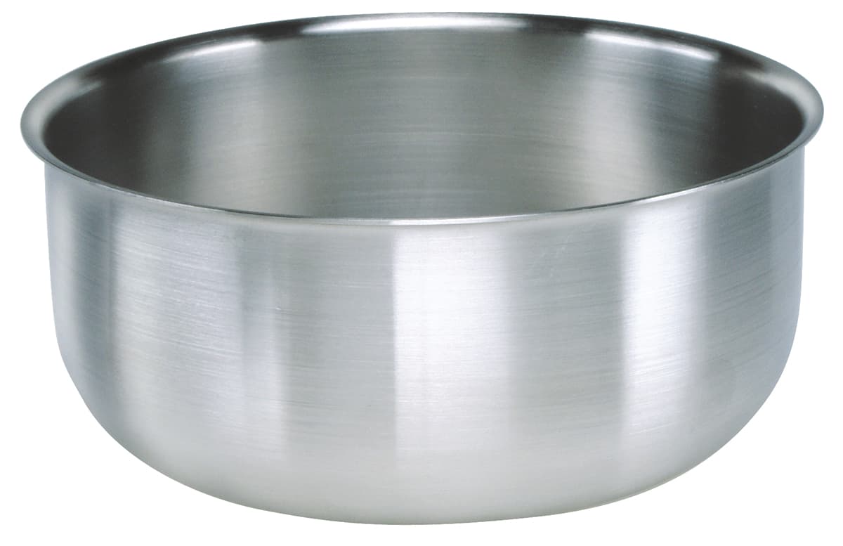 Stainless Steel Solution Bowl - 5-5/8" x  2-9/32” (14.3cm x 5.8cm) 22 oz
