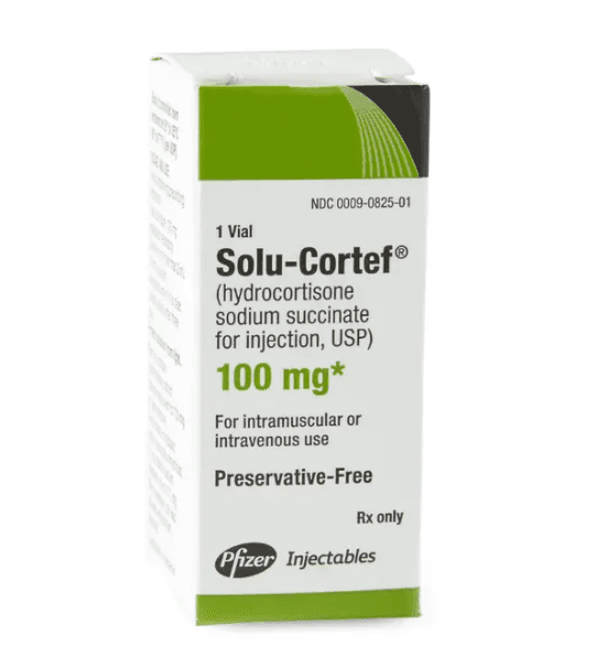 Solu-Cortef® Hydrocortisone Sodium Succinate 100 mg/2 mL 2 mL Single-Dose