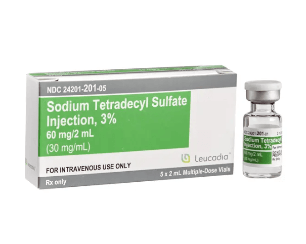 Sodium Tetradecyl Sulfate 3% 2 mL Single-Dose Vial 5/Box