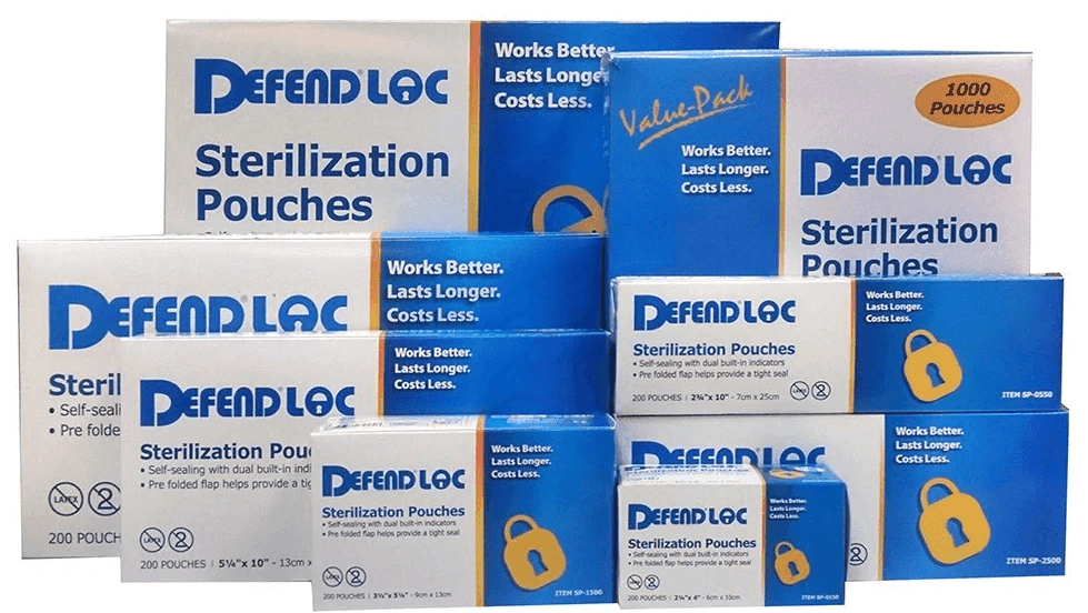DEFENDLOC™ Pouch Sterilization S/S 9X15 200/BX