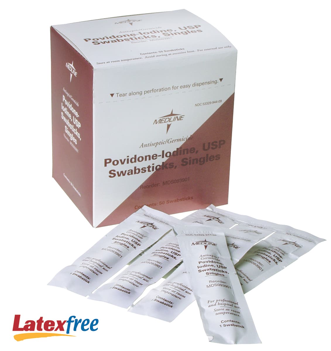 Patient Prep Individual Swab Sticks - Box of 50