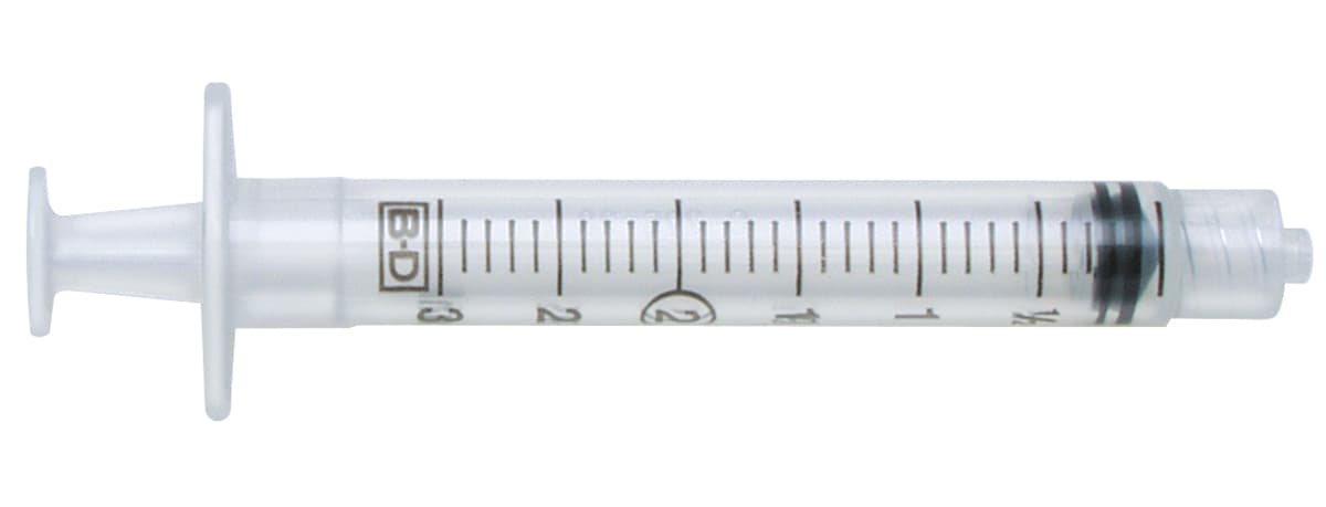 3cc Sterile Syringe - Box of 100
