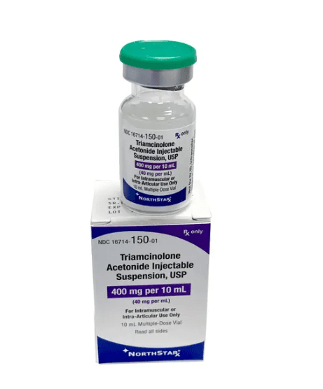 Triamcinolone Acetonide 40 mg/mL Injection 10 mL Single-Dose Vial