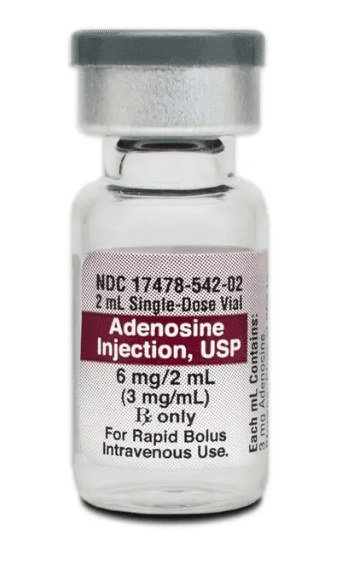 Adenosine 3 mg/mL 2 mL Single-Dose Vial, Preservative Free