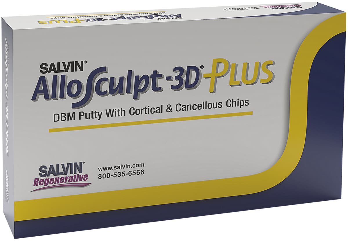 Salvin AlloSculpt-3D Plus DBM Putty With Cortical Cancellous Chips