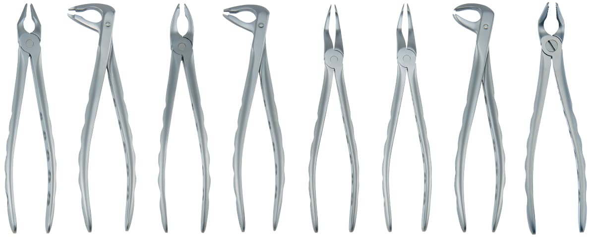 Set of 8 Salvin AtrauLux® Extraction Forceps