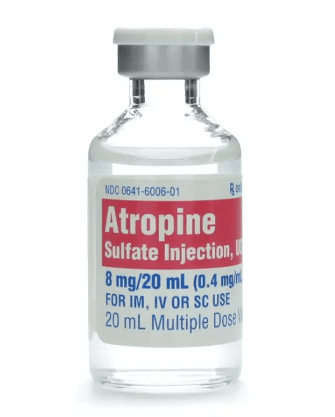 Atropine Sulfate 0.4mg/ml 20ml Multipe-Dose Vial