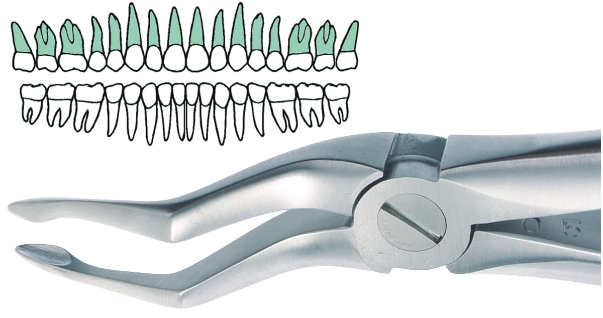 Salvin Bernard Bayonet Atraumatic Extraction Forcep #153