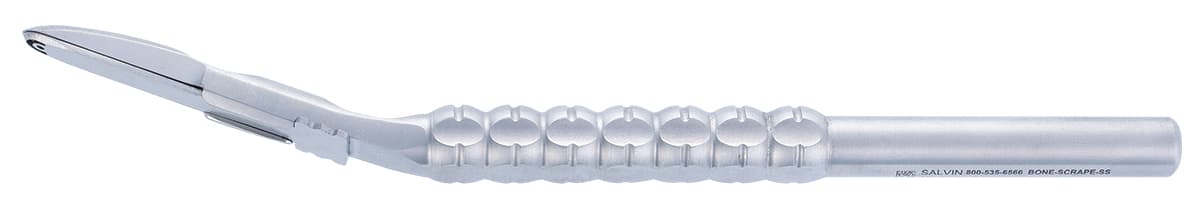 Replaceable Blade Bone Harvester Angled "Up” Handle With 1 Blade