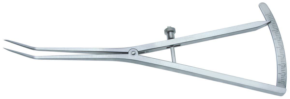 Salvin Castroviejo Caliper Short - 30° Angled - 3.5" (9 cm)