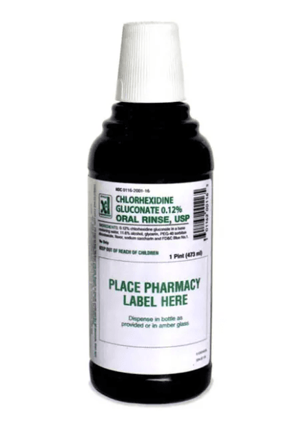 Chlorhexidine Glucanate Oral Rinse 0.12% 473 mL Bottle