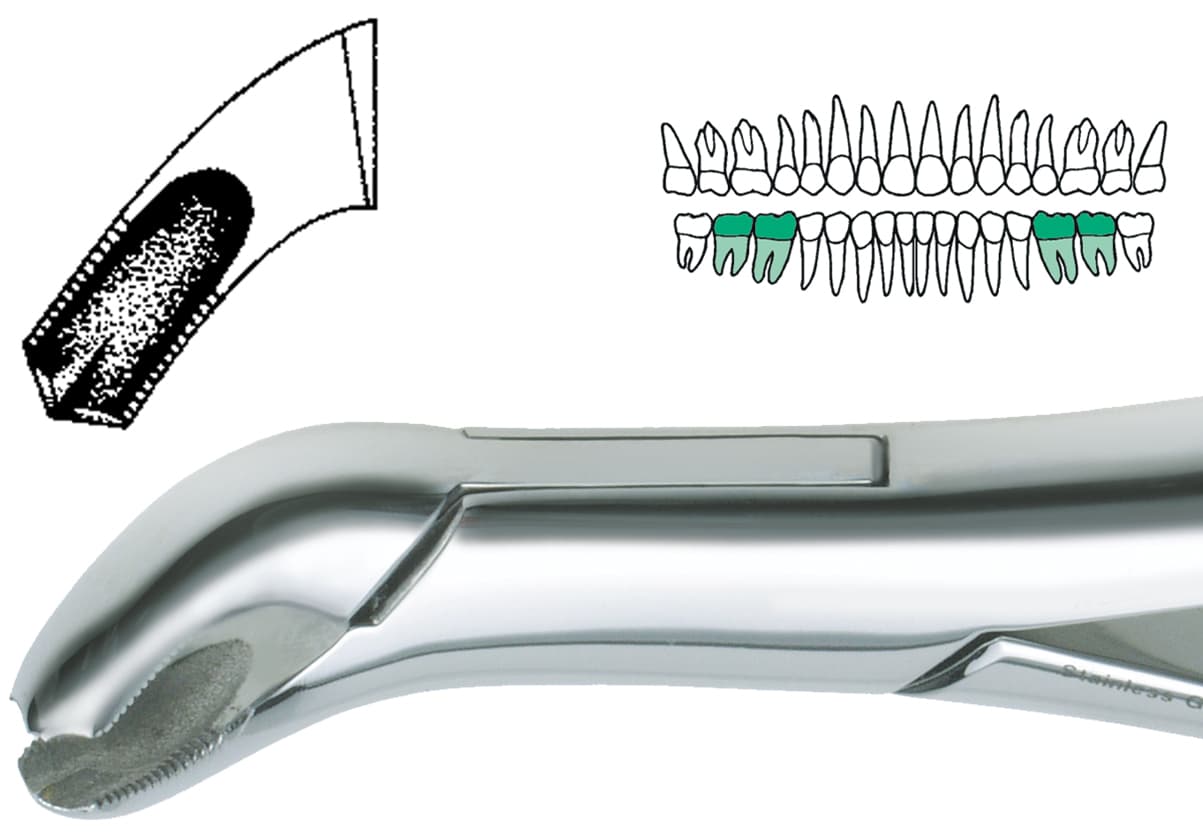Salvin DEF 17 TC Tungsten Carbide Tip Extraction Forcep