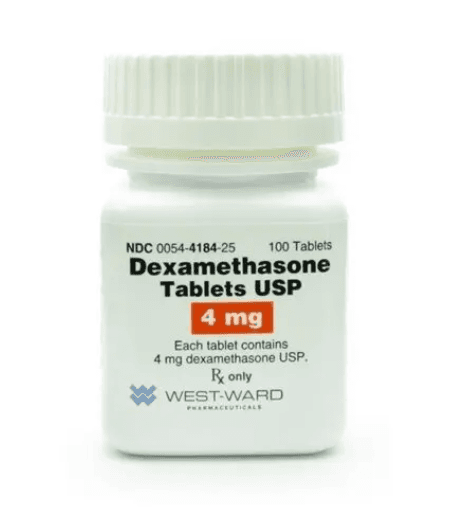 Dexamethasone 4 mg Tablets 100/Bottle