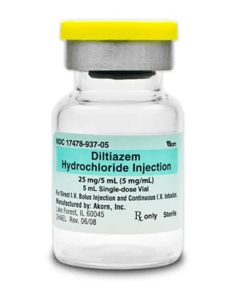 Diltiazem HCI 5 mg/mL 5 mL Single-Dose Vial