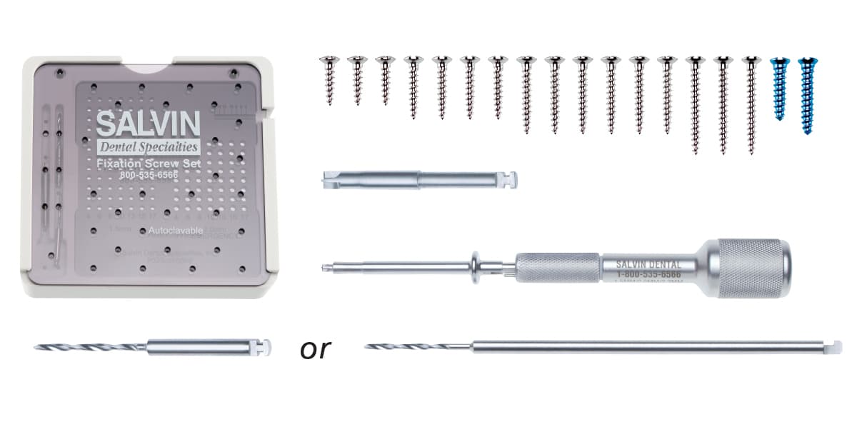 Salvin Block Fixation Screw Kit