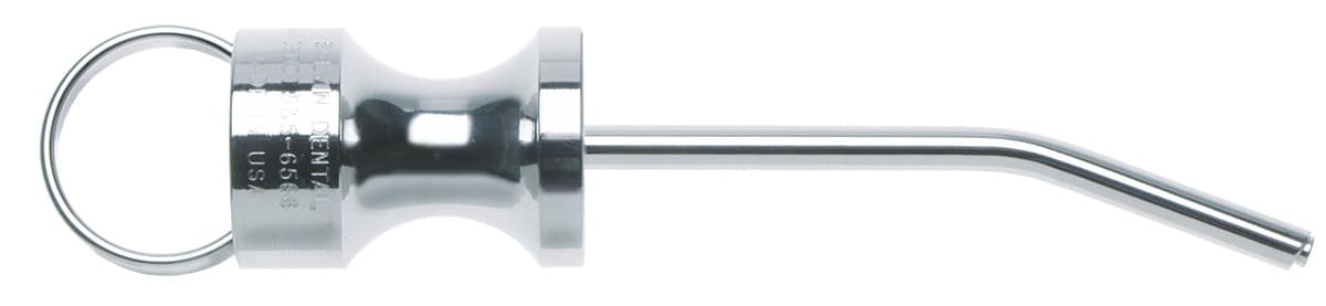 Salvin 3.6mm Diameter Stainless Steel Graft Material Syringe - Curved