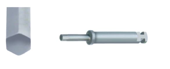 Salvin .05” (1.25mm) Hex “Latch Type” Prosthetic Driver Tip - Short