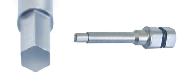 Salvin .07” (1.77mm) Hex Square Connection Abutment Driver Tip - 6mm