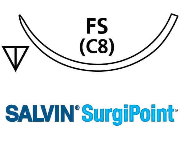 Salvin SurgiPoint 2-0 Silk - FS (C8) 18"(45cm) - Box of 12