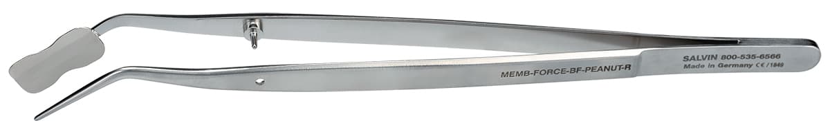 Salvin Membrane / PRF Forceps With “Peanut” Shaped Tip - Right