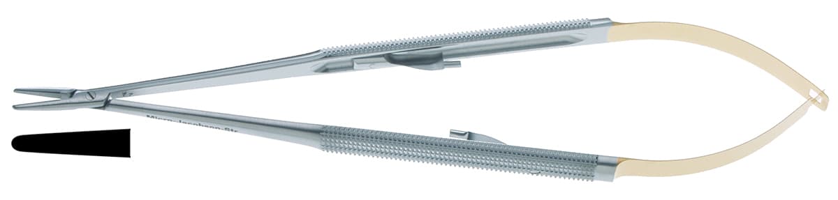 Salvin Micro Jacobson Needle Holder For 6-0 to 10-0 Sutures - Straight