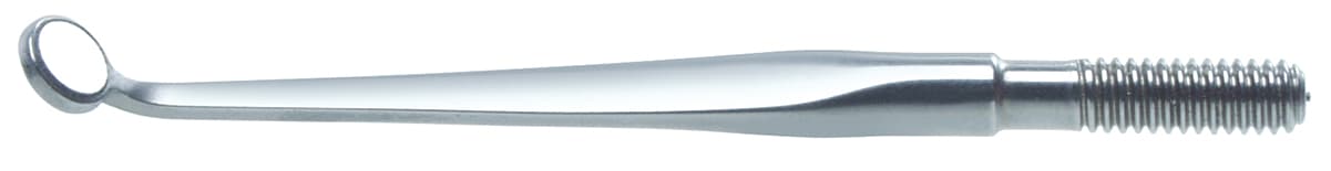 Rhodium-Coated Front Surface Micro Mirror Cone Socket - 3mm Round