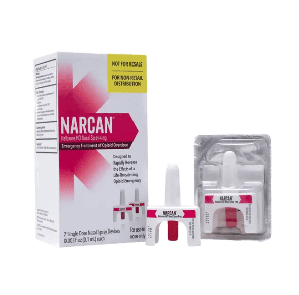 Narcan Nasal Spray 4 mg 2 Pack