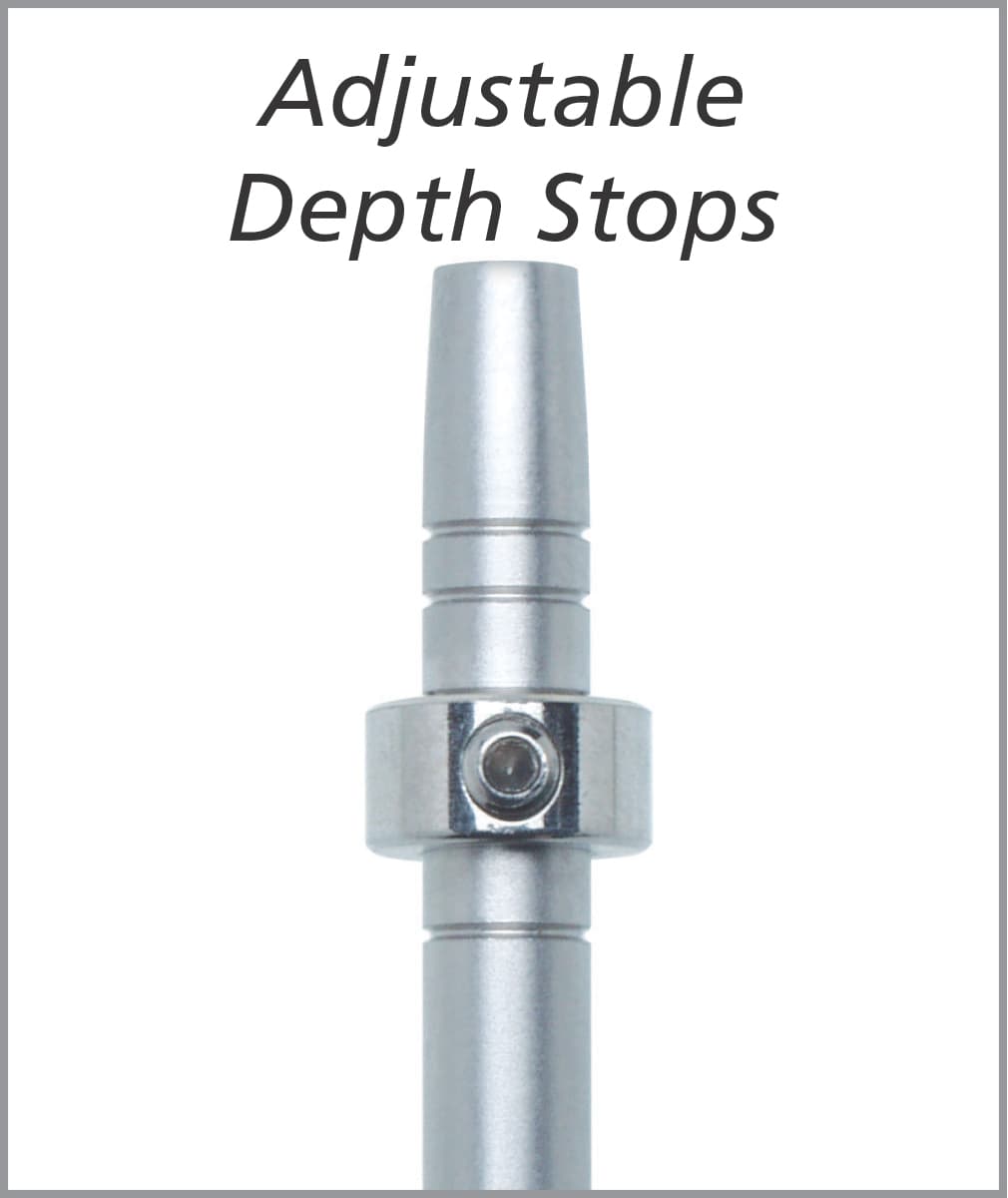 Salvin Straight + Offset Sinus Lift Kit - Set of 10 Osteotomes With Adjustable Stops