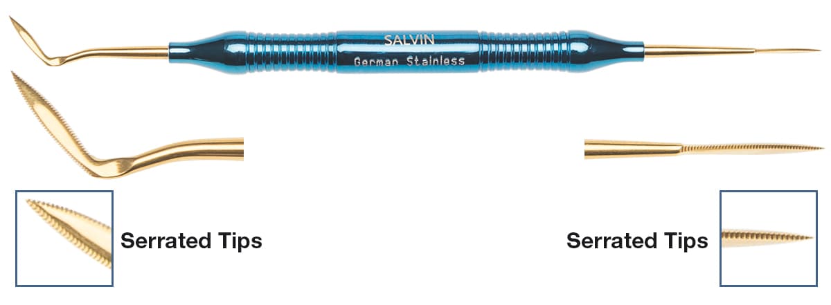 Salvin Serrated Tip Periotome #2 - Single Angled Tip