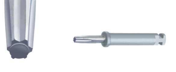 Salvin PROC Tip \"Star\" Latch Prosthetic Driver - Short