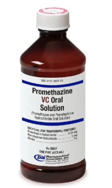 Promethazine Hydrochloride 6.25 mg/5 mL Oral Solution 16oz Bottle