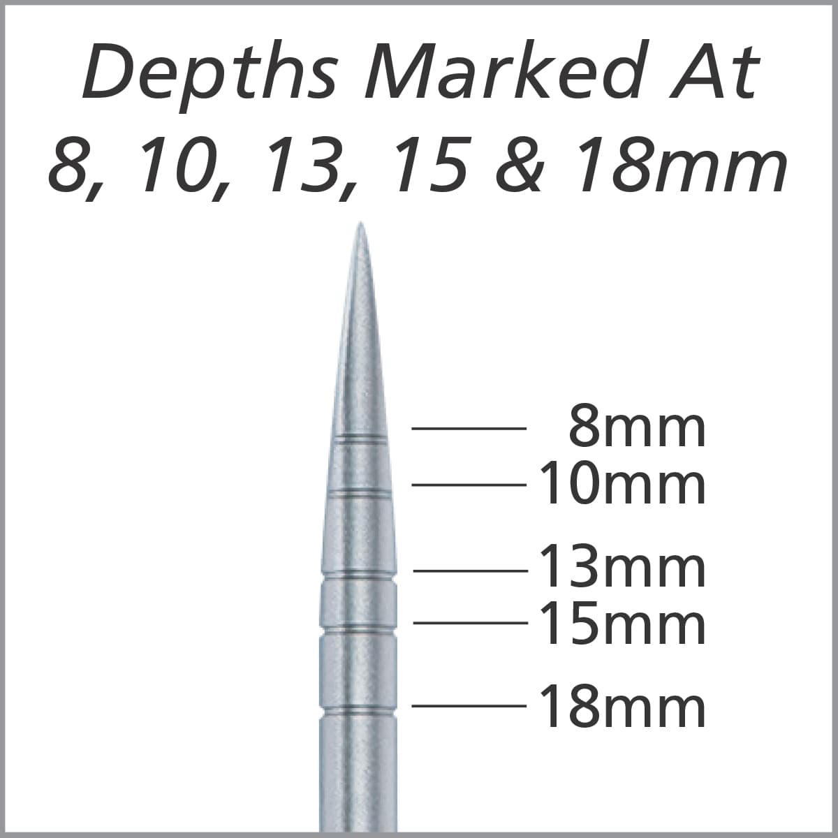 Salvin 6mm Double Sided Ridge Splitting / Expanding Chisels - Straight