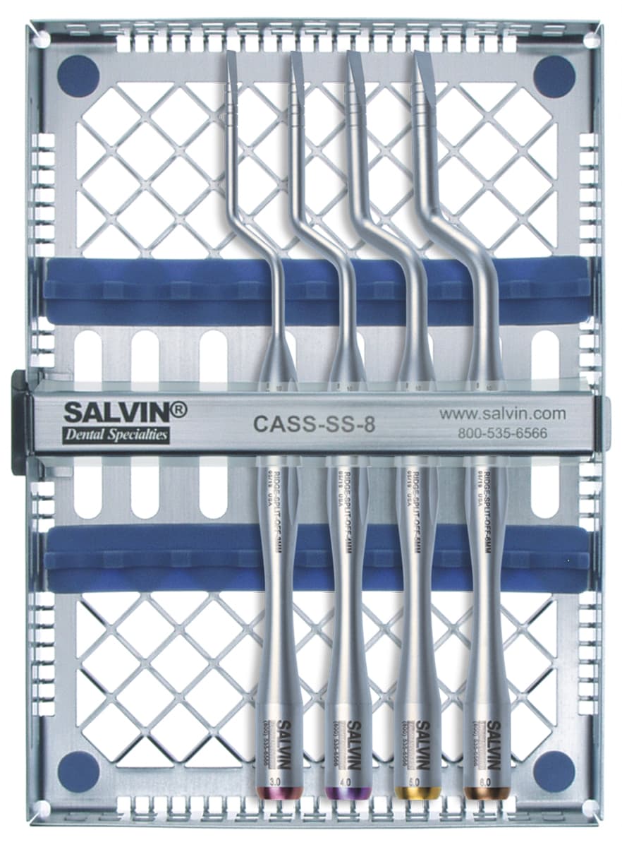 Salvin Ridge Splitting Offset Chisel Kit - Offset - Set of 4
