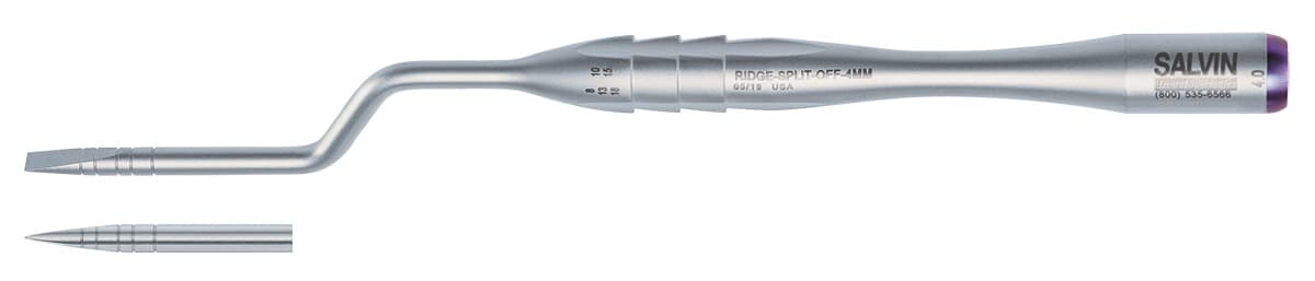 Salvin 4mm Double Sided Ridge Splitting / Expanding Chisels - Offset