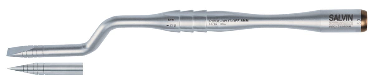 Salvin 6mm Double Sided Ridge Splitting / Expanding Chisels - Offset