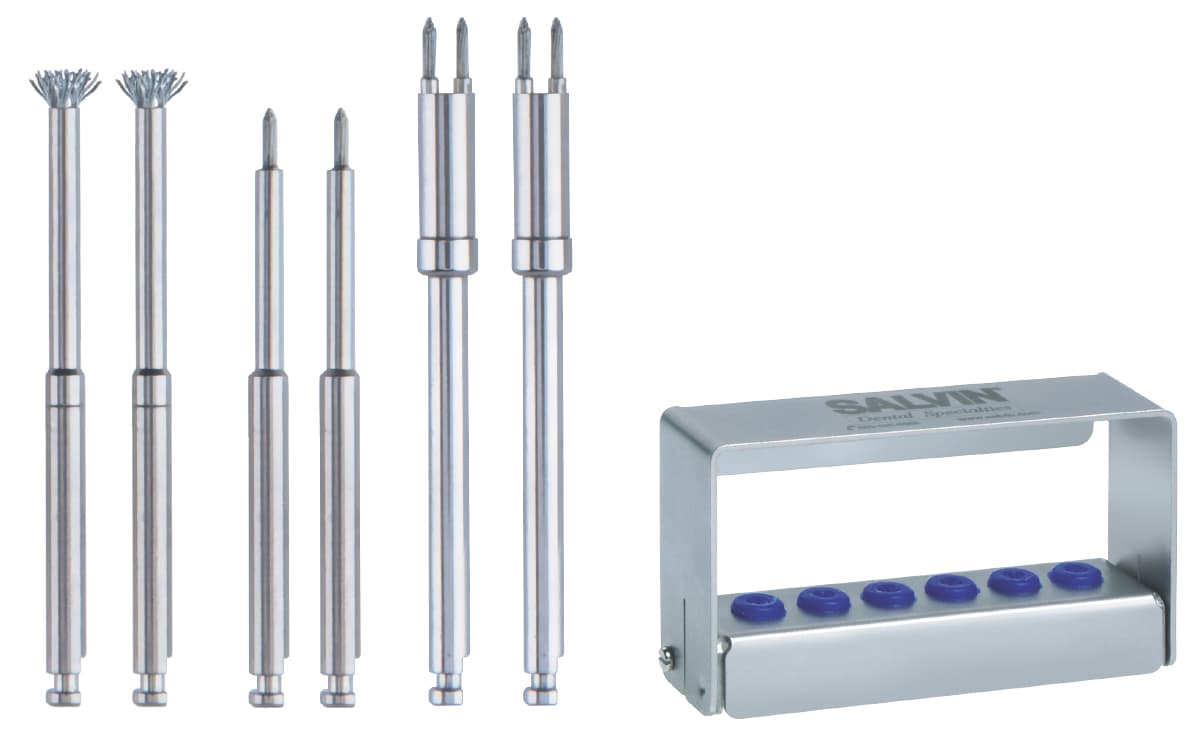 Salvin RotoBrush-Titanium® Thread Cleaning Brush Kit - Set of 6