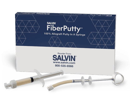 Salvin FiberPutty™ – 100% Allograft Putty in a Syringe